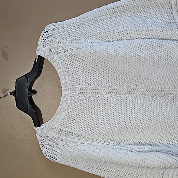 Anthropologie White Knit Sweater - Picture 5 of 13